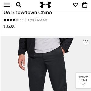 Under armour UA Showdown Chino men’s work pants